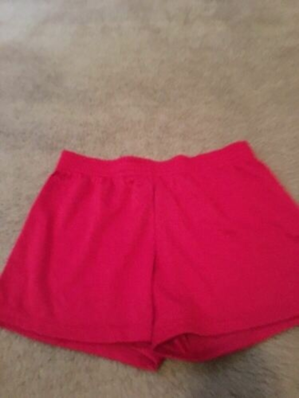 Danskin Now Women's Athletic Shorts Red Size Small S